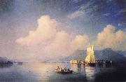 Ivan Aivazovsky Lake Maggiore in the Evening Germany oil painting artist